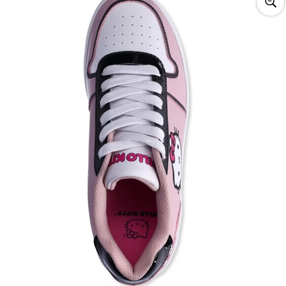 Hello Kitty Woman Sneakers Female Teens Casual Sport Court Shoes Pink -9 - Picture 2 of 4
